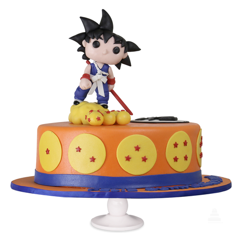 Goku Cake, pastel con figura en 3D de Goku