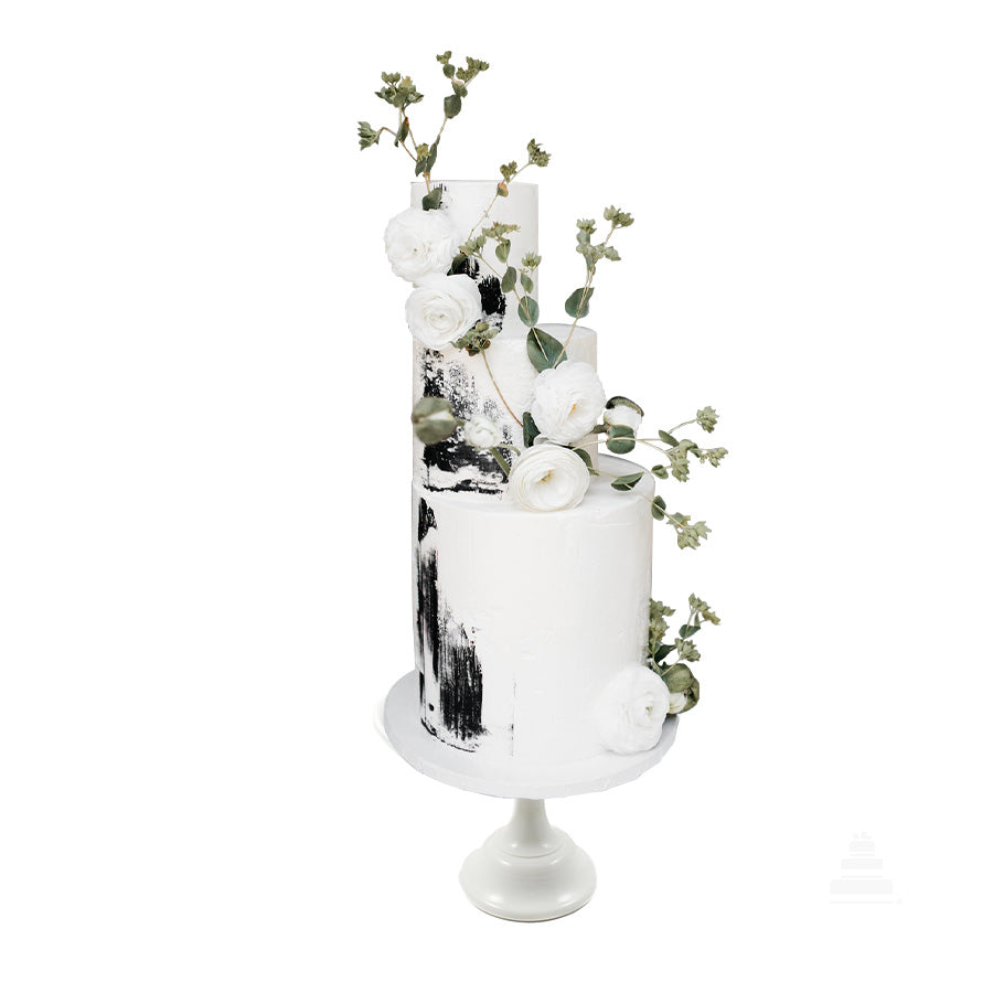 Pastel Noir Et Blanc para Boda Moderna
