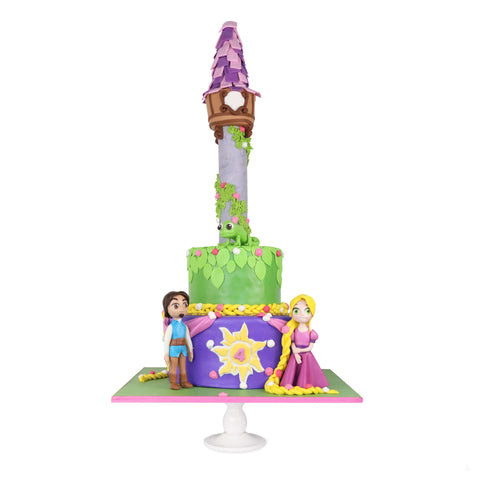 Tangled Cake, pastel con temática de la película Enredados