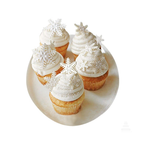 White Christmas, cupcakes navideños