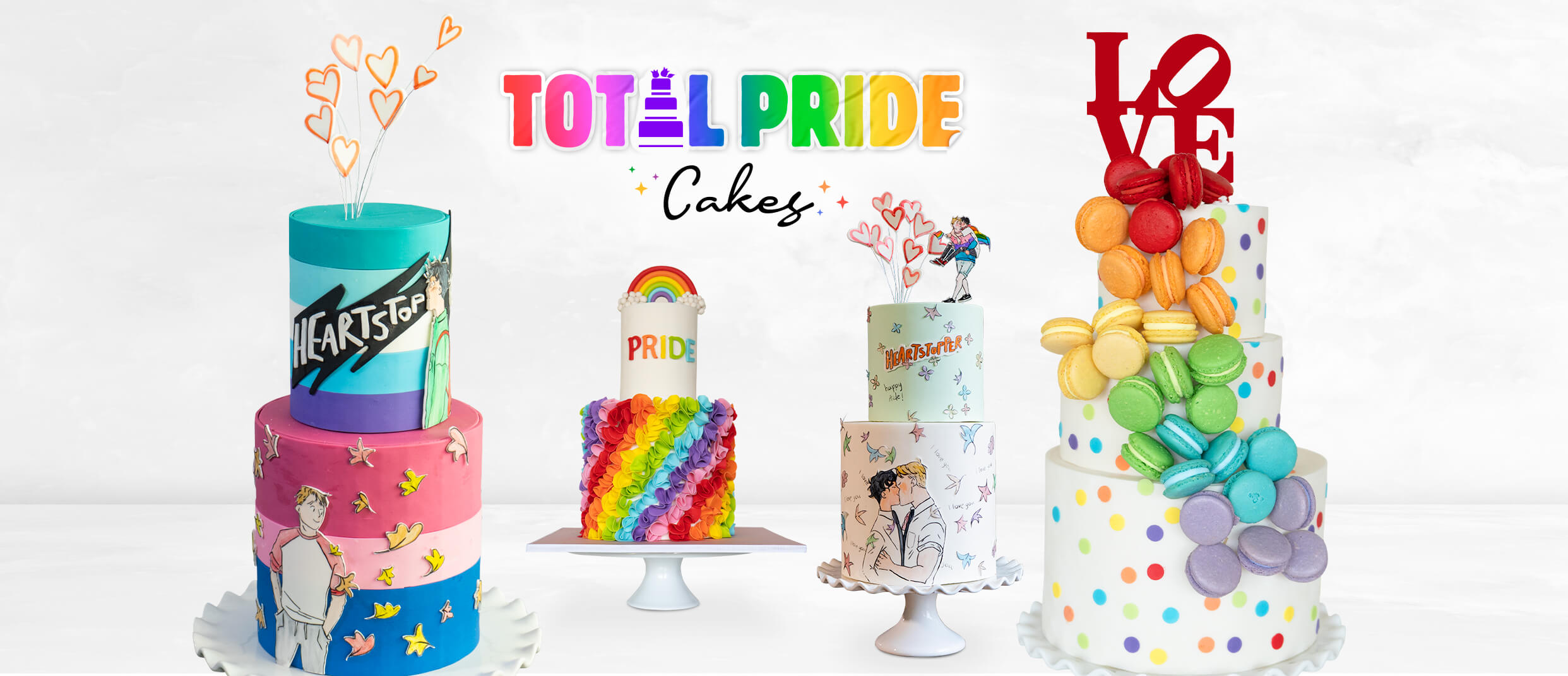 Pasteles Pride LGBTTIQ+