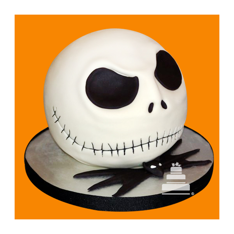 Jack Cake, pastel con la cabeza de halloween