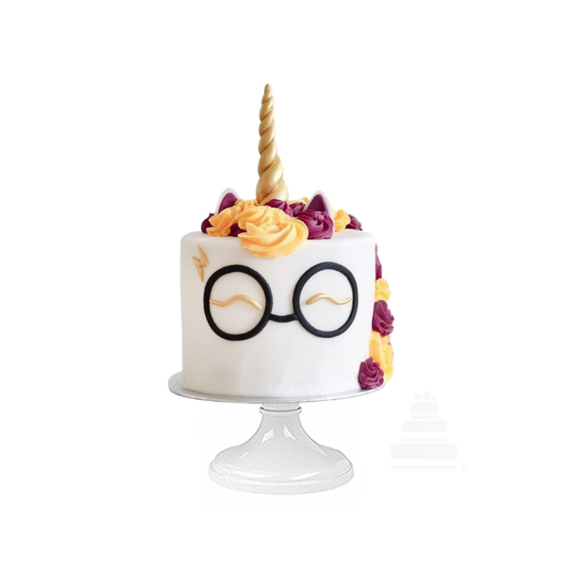 Unicorn Harry potter, pastel decorado de unicornio para cumpleaños en  fondant