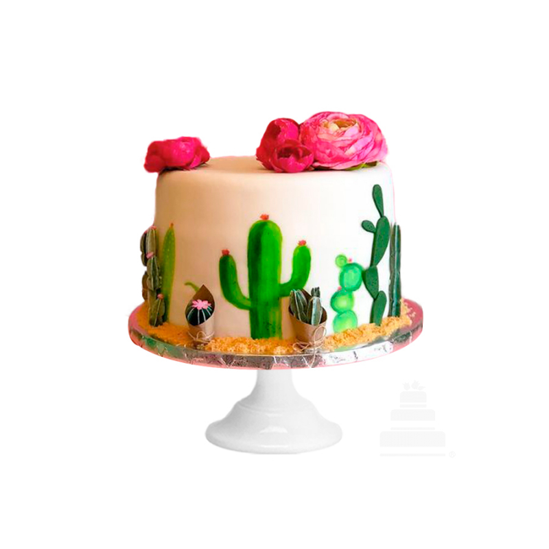  Tierra Mexicana, pastel decorado en fondant para   de septiembre