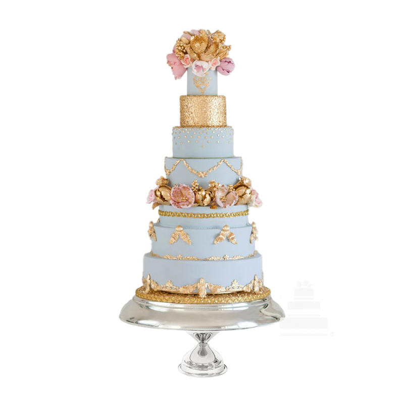 Fairy Tale Golden Super Cake, pastel para quinceañera