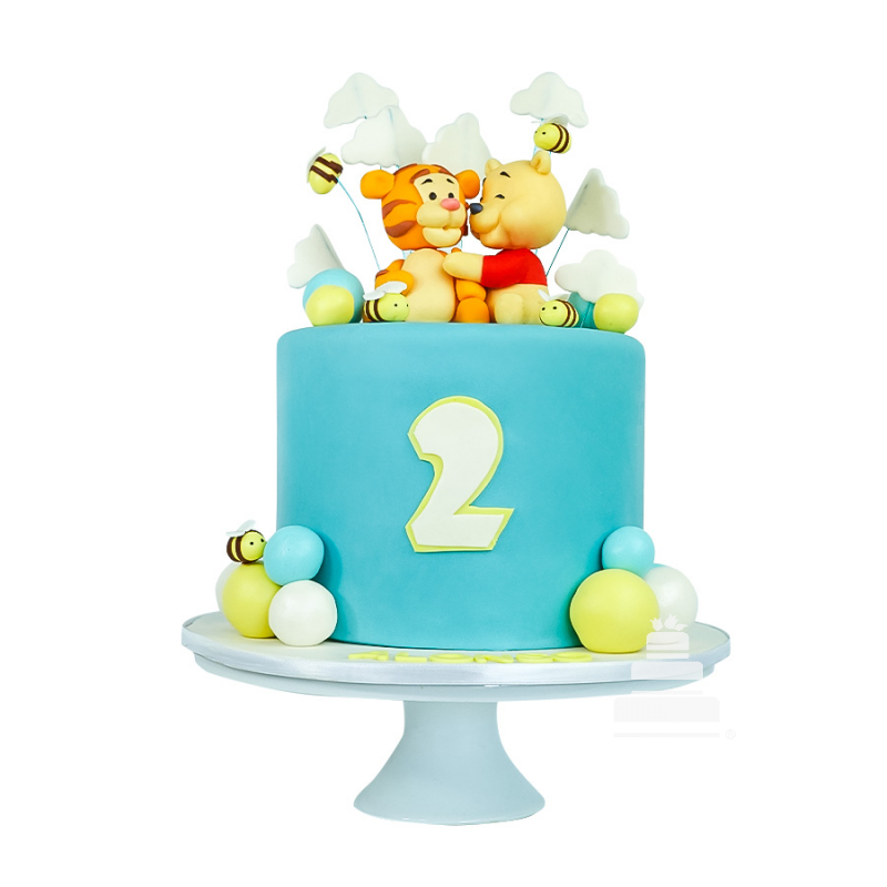 Baby Pooh Cake, pastel de Winnie y Tiger bebés