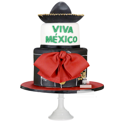 Mariachi Cake - Pastel decorado con temática de mariachi -
