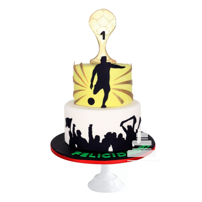 Goal Cake - Pastel con decoración de futbol -