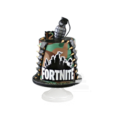 Fortnite Bomb, pastel decorado de fornite pequeño