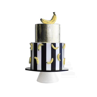 Bananas Gold, pastel para cumpleaños con bananas de fondant
