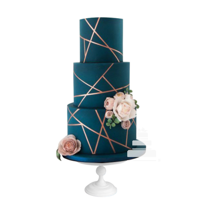 Aquamarine Wedding, pastel para boda moderno