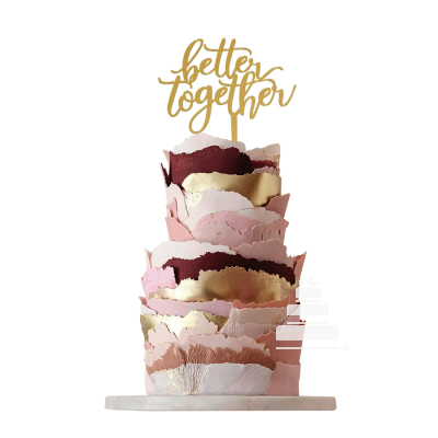 Better together - Pastel de boda moderno