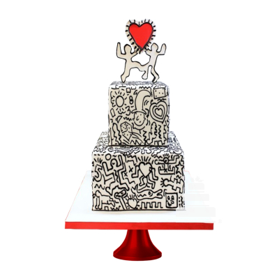 Keith Haring Cake, Pastel de cumpleaños