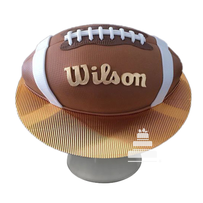 Football wilson cake, pastel de balon football americano marca wilson