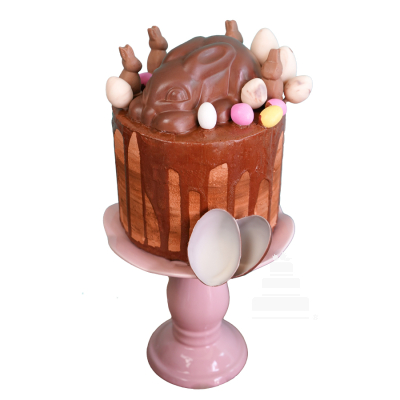 Bunny & chocolate Cake, Pastel con conejo de chocolate