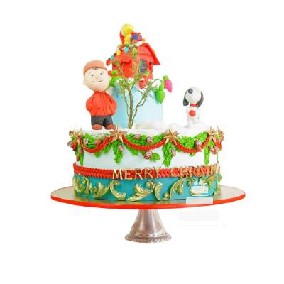 Charly & Snoopy,  Pastel Navideño de Charly Brown y Snoopy