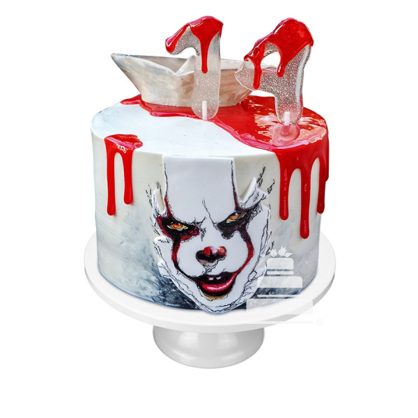 Pennywise and Bendy cake for... - A Fondant Memory by Nicola | Facebook