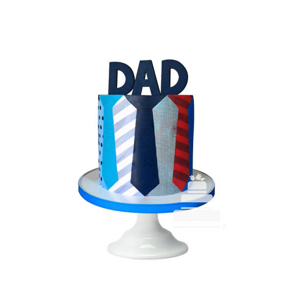 Dad Cake, pastel decorado con corbata para señor
