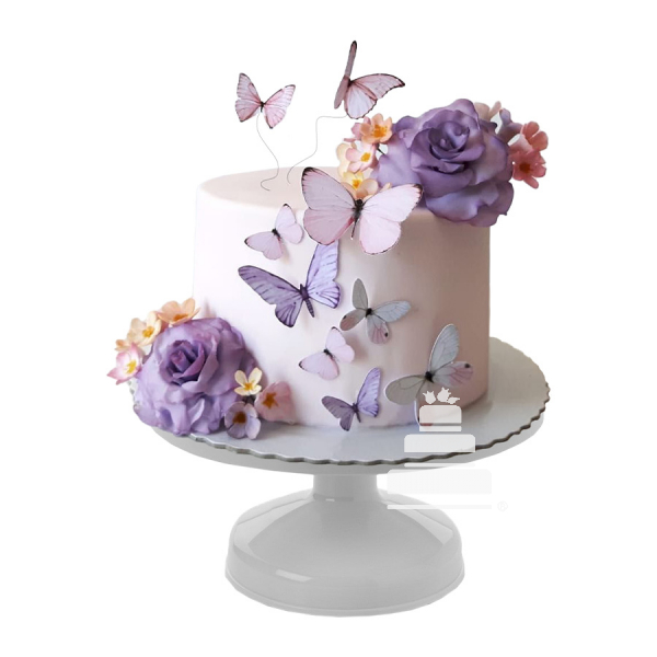 Butterfly flight cake, pastel decorado con mariposas