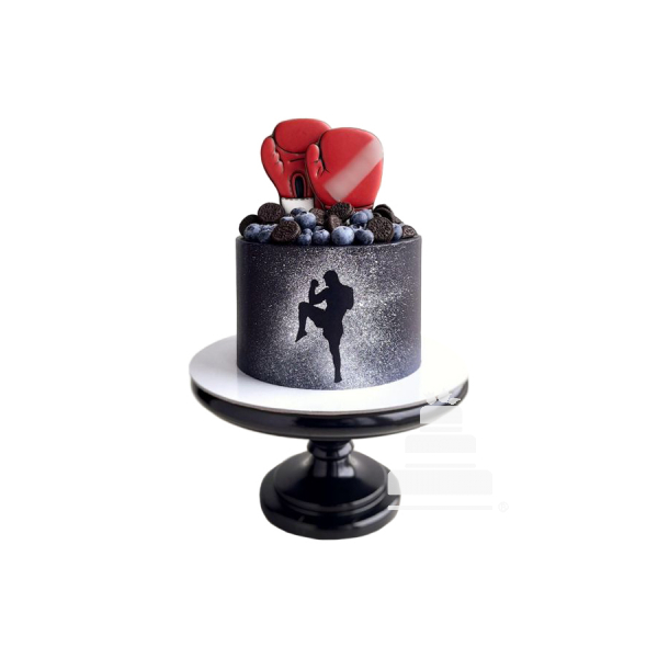 Kick boxing cake, pastel decorado para regalar