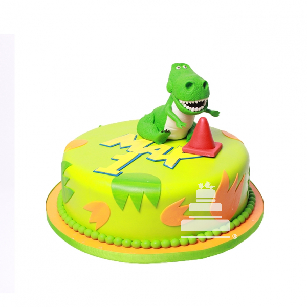 T-Rex pastel de dinosaurio toy story