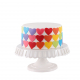 Rainbow, pastel para cumpleaños con corazones de colores