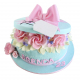 Rose Cake - Pastel con forma de caja de regalo decorado con rosas -