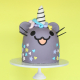 Unicorn Valentine´s Cake, pastel de unicornio