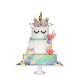 Cotton Candy Unicorn Cake, pastel decorado de unicornio