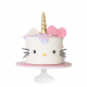 Hello Kitty cake, pastel decorado en fondant con Kitty unicornio