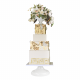 Golden Flower, pastel para boda con elementos dorados
