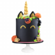 Halloween Unicorn Cake, pastel unicornio negro