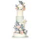 Magic Love, pastel decorado para boda elegante