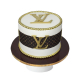 Pastel con el Logo de Louis Vuitton ideal como regalo
