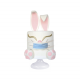 Cute Bunny masks, pastel con orejas y patitas comestibles para cumpleaños