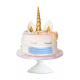 My unicorn cake masks, pastel de unicornio con cubrebocas para cumpleaños