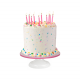 CANDLE LIGHTS CAKE, pastel para cumpleaños con velitas decorativas