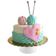 CROCHET CAKE, pastel con estambre comestible para cumpleaños