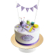 MAGDA CAKE, pastel de cumpleaños con piezas de fondant