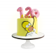 Pastel decorado de Homero Simpson para fiesta de cumpleaños