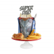 Thor Dad Cake, pastel con decoración comestible para cumpleaños