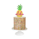 Aloha Pineapple, alegre pastel con temática hawaiana