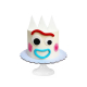 Forky cake, pastel con decorado infantil de fondant para cumpleaños