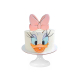 Daisy Duck, pastel con decorado de pata de fondant para cumpleaños