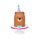 Party Bear, pastel decorado de osito para cumpleaños
