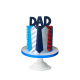 Dad Cake, pastel decorado con corbatas para señor
