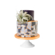 Wedding Mosaic, pastel de 2 pisos