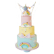 New Baby rainbow unicorn, pastel decorado de unicornio con arcoíris