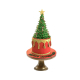 Christmas Drum Cake, pastel con arbolito de navidad