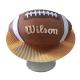 Football wilson cake, pastel de balon football americano marca wilson